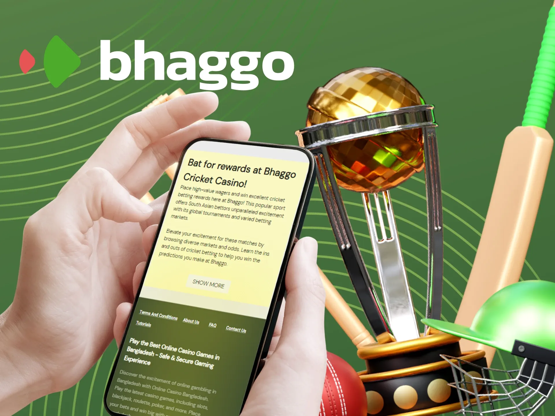 Bhaggo ক্যাসিনোতে ক্রিকেট পুরস্কার।