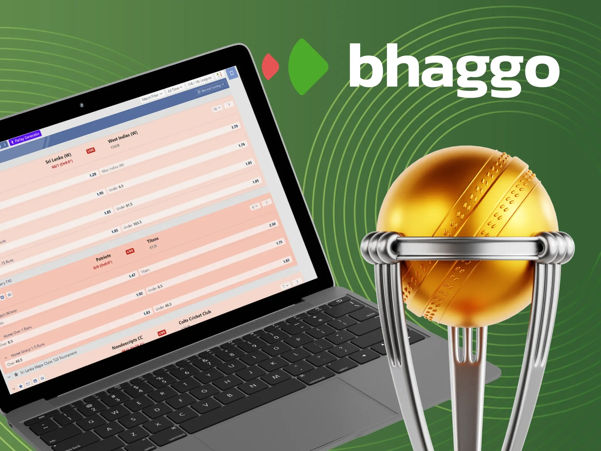 Bhaggo তে আসন্ন ক্রিকেট টুর্নামেন্ট।
