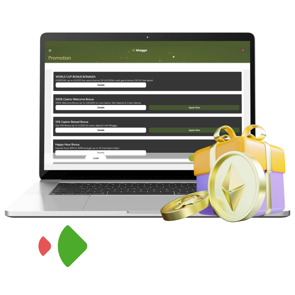 Bhaggo ক্যাসিনোতে নতুন প্রচার এবং বোনাস।
